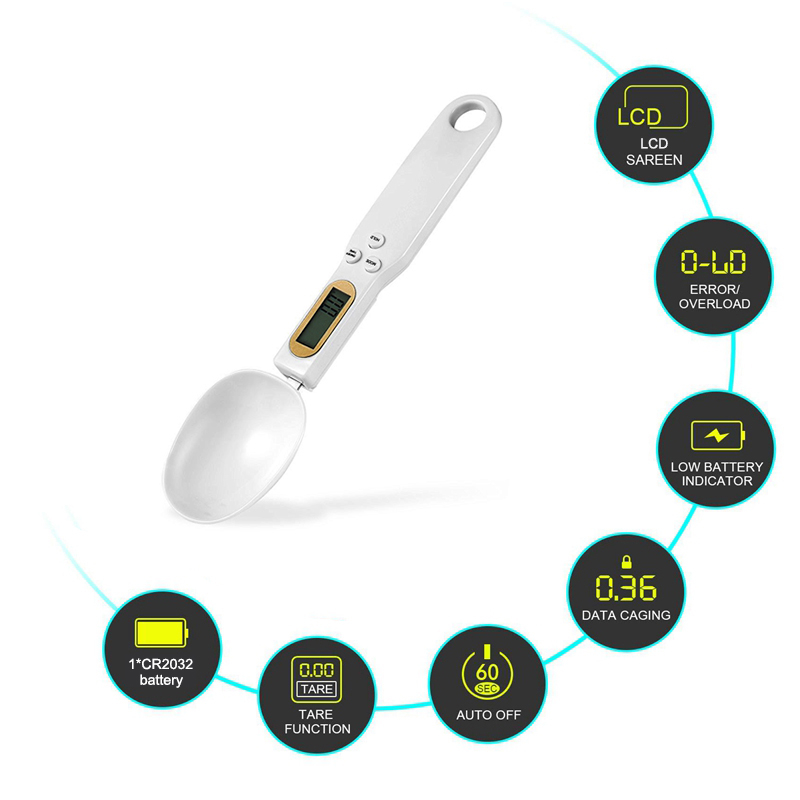 Digital Kitchen Scale Measuring Spoon