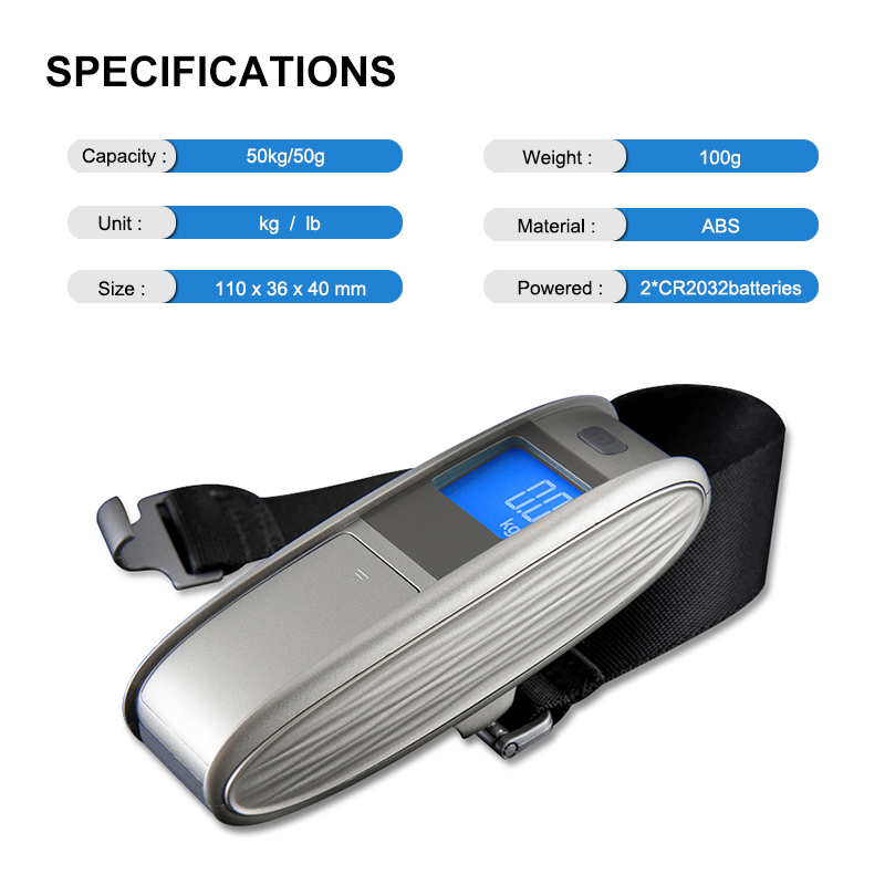 Travel Hanging Electronic Portable Luggage Scale