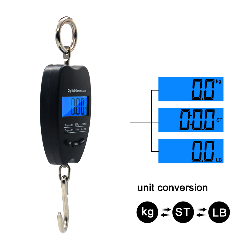 Portable Crane Digital Hanging Scale 300kg Mini Luggage Weight