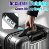 Intelligent luggage handle scale