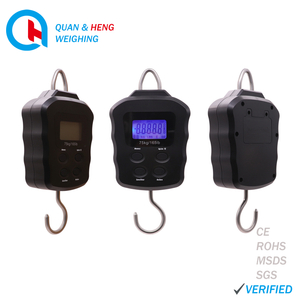 OCS-70 Memory function -- 75KG Waterproof Digital Fishing Scale with aluminum hanging rod for Fish Tournament