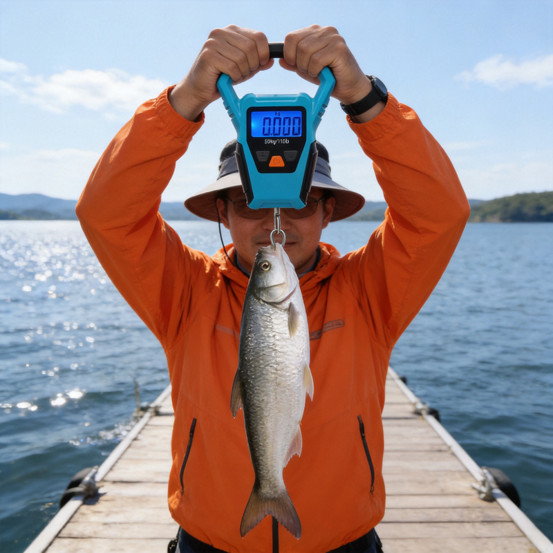 Waterproof Digital Fishing Scale - 50kg Portable Electronic Weighing Tool