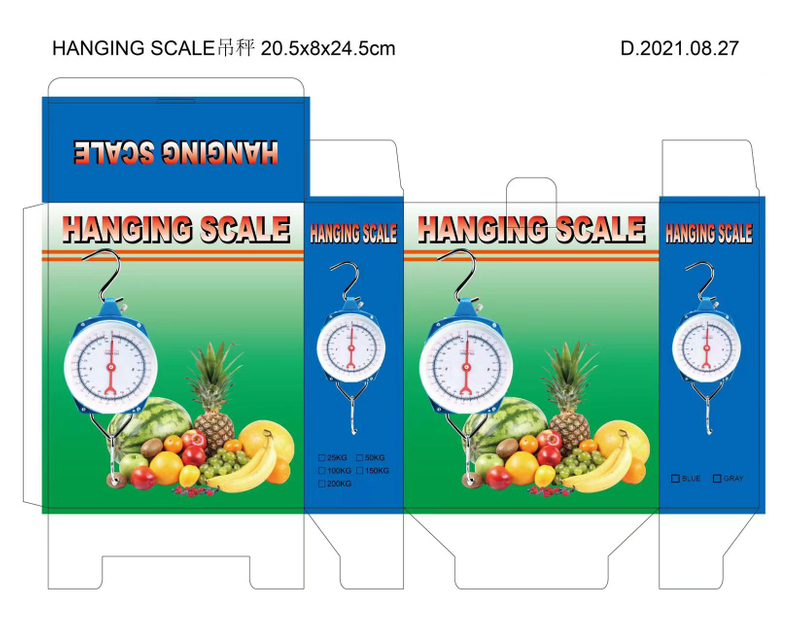 200kg Heavy Duty Mechanical Spring Scale SC-2 Portable Hanging Weighing Balance