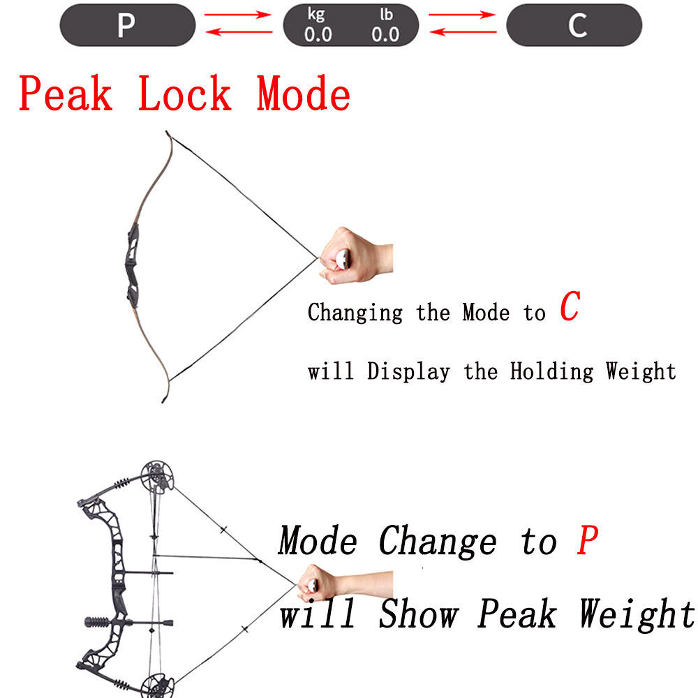New Arrival Hot Sale 50kg/11olb Electronic Digital Bow Weighing Scale for Weigh Travel Suitcase Weight or Archery